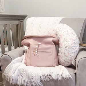 Blush Pink Fawn Design Bag